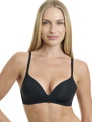 Padded non-wired seamless bra