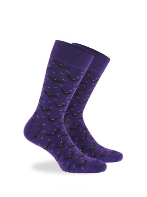 Bamboo bat crew socks