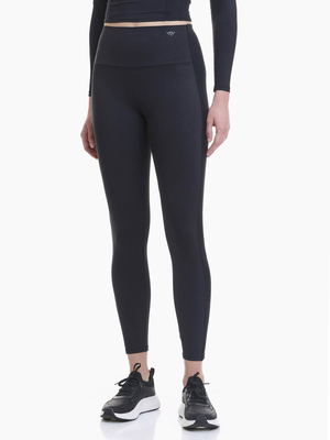 Sports leggings with ribbed side detail 8/8