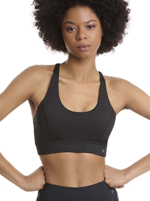 High support sports bra with removable pads