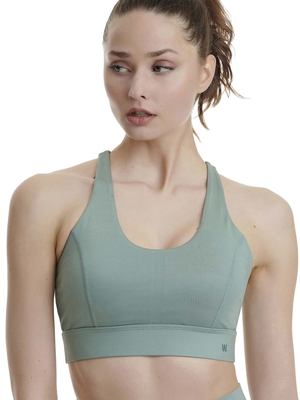High support sports bra with removable pads