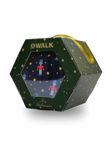 Μπόξερ με σχέδιο από bamboo x-mas giftbox