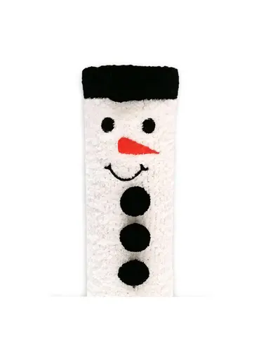 Kid’s fuzzy x-mas socks with silicon grip dots