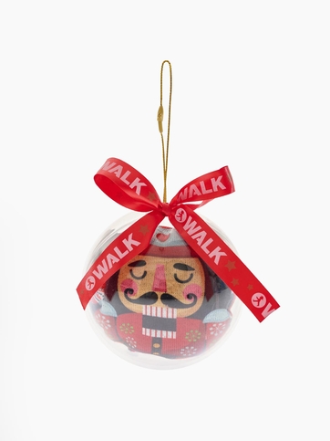 Printed κάλτσες με χριστουγεννιάτικο σχέδιο σε μπάλα/στολίδι