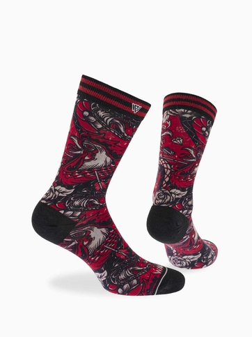 Κάλτσες από bamboo με seamless 360° print