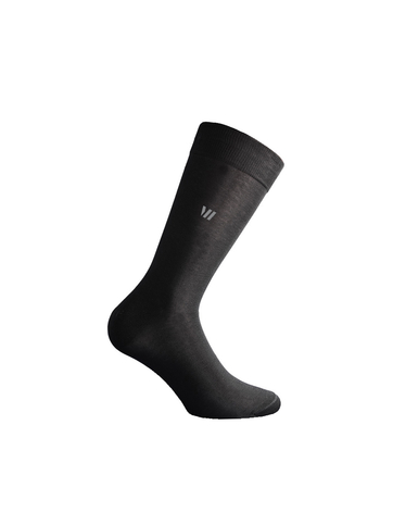 Mercerised cotton socks with small motif