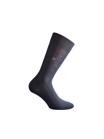 Mercerised cotton socks with small motif