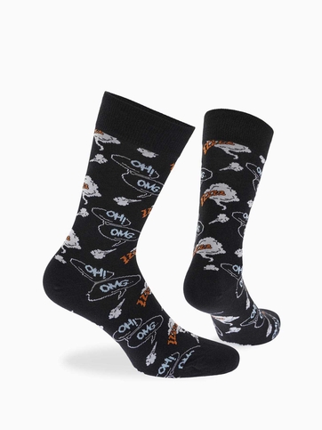 Βαμβακερές κάλτσες με σχέδιο pop art