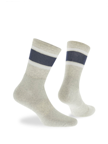 Αθλητικές βαμβακερές κάλτσες με ρίγες