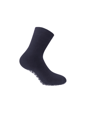 Slipper socks with silicon grip dots