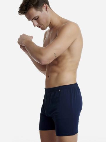 Βαμβακερό μπόξερ σε φαρδιά γραμμή