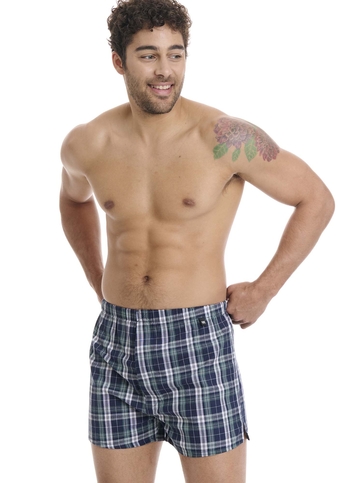 Μπόξερ σορτς από βαμβακερή ποπλίνα