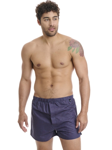 Μπόξερ σορτς από βαμβακερή ποπλίνα