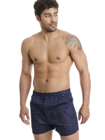 Μπόξερ σορτς από βαμβακερή ποπλίνα
