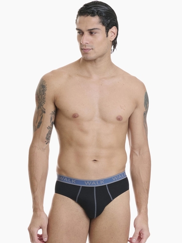 Cotton brief with external seams (2-pack)