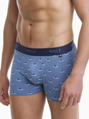 Μπόξερ από bamboo με σχέδιο