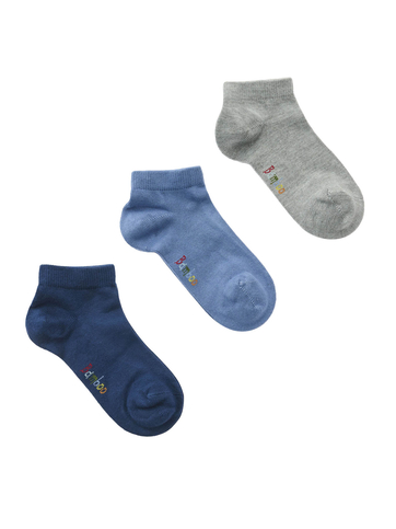 Kid's bamboo low cut socks (3 pairs)