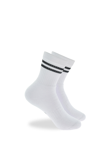 Kid's cotton sports socks with stripes