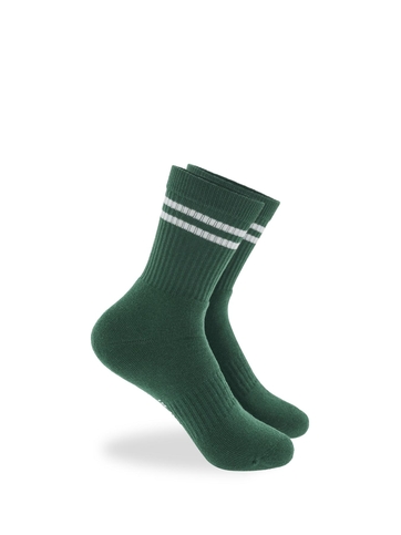 Kid's cotton sports socks with stripes