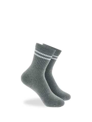 Kid's cotton sports socks with stripes