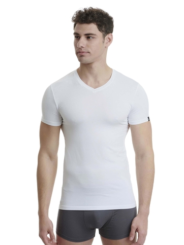 V-neck t-shirt από bamboo