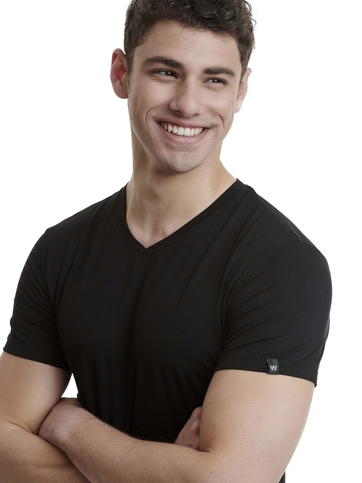 V-neck t-shirt από bamboo