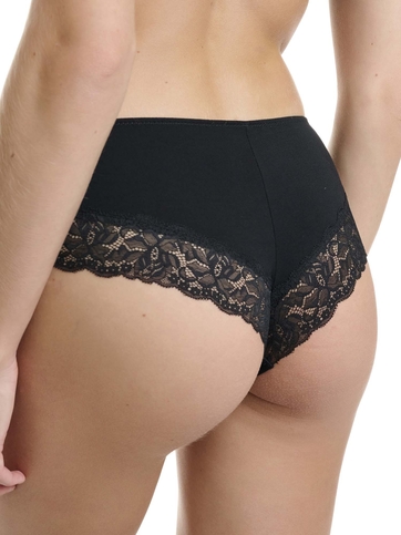 Hipster σλιπ από bamboo με δαντέλα στο τελείωμα