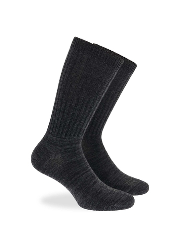 Wool ribbed thermal socks  