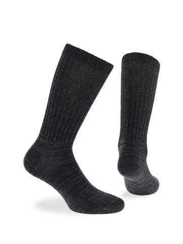 Wool ribbed thermal socks  