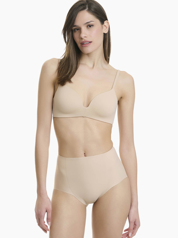 High-waisted seamless shaping brief