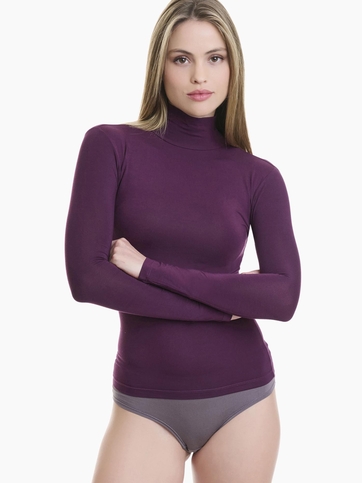 Μακρυμάνικο τοπ με ζιβάγκο από bamboo