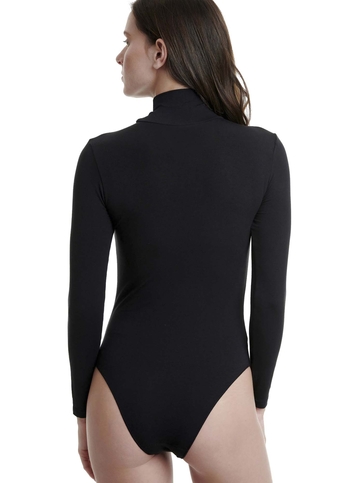 Μακρυμάνικο κορμάκι με ζιβάγκο από bamboo