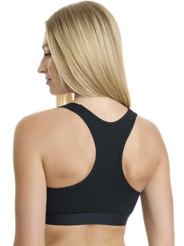 Cotton bralette with elastic underband