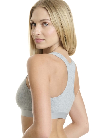 Cotton bralette with elastic underband
