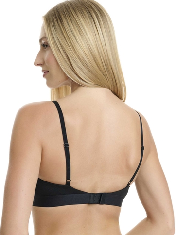 Cotton wireless bra with light padding and elastic underband