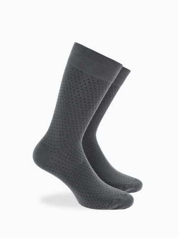 Bamboo crew socks with polka dots