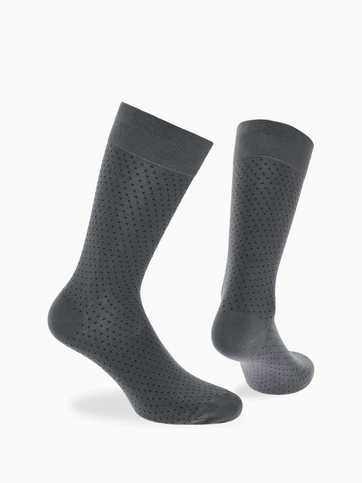 Bamboo crew socks with polka dots