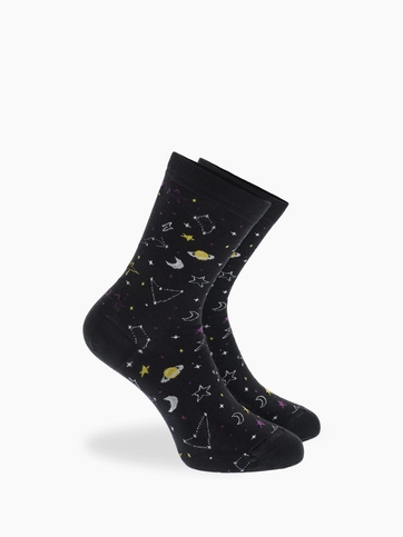 Κάλτσες από bamboo με σχέδιο galaxy