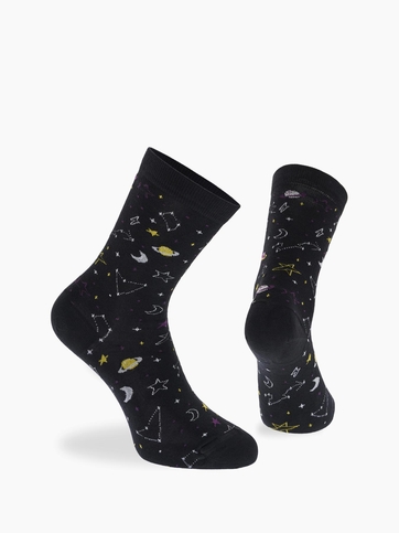 Κάλτσες από bamboo με σχέδιο galaxy