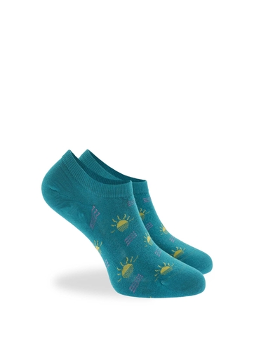 Sneaker κάλτσες από bamboo με σχέδιο ήλιους