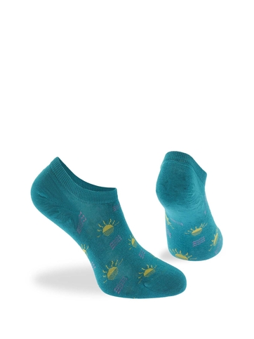 Sneaker κάλτσες από bamboo με σχέδιο ήλιους