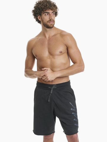 Αθλητική βαμβακερή βερμούδα με τύπωμα