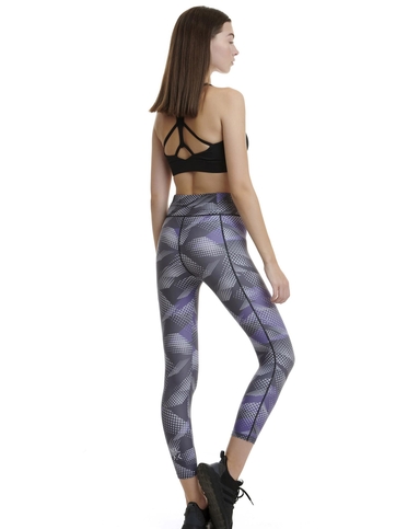 7/8 allover print sports leggings