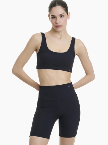 Rib high-support cycling shorts