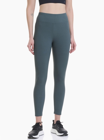 Seamless ribbed sports leggings