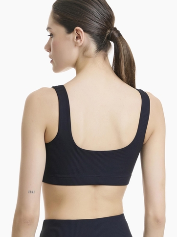 Rib αθλητικό μπουστάκι με αφαιρούμενα cups