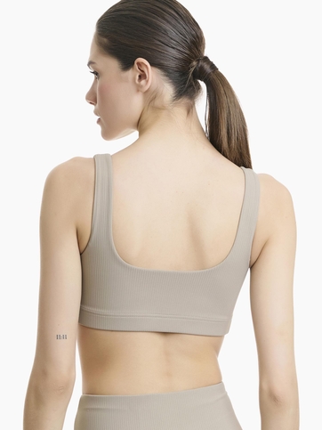 Rib αθλητικό μπουστάκι με αφαιρούμενα cups