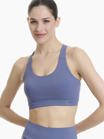 Αθλητικό μπουστάκι με ανοιχτή πλάτη και αφαιρούμενα cups