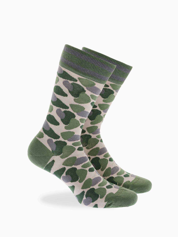 Cotton crew socks with animal design – 3-pair gift box