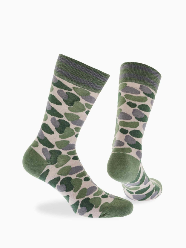 Cotton crew socks with animal design – 3-pair gift box